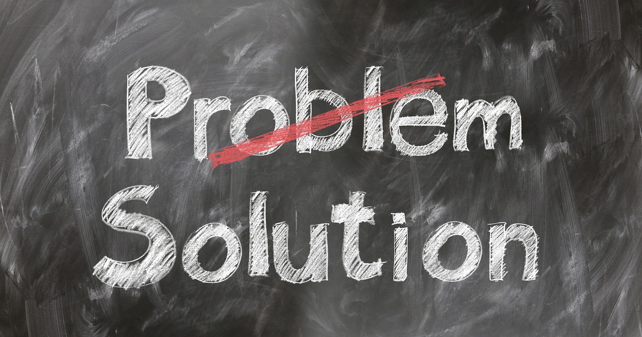 Photo by geralt problem, solution, help